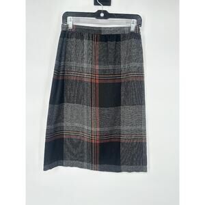Vintage Paula Brooks Skirt 10 Union Plaid Wool Blend Preppy Academia Cottagecore